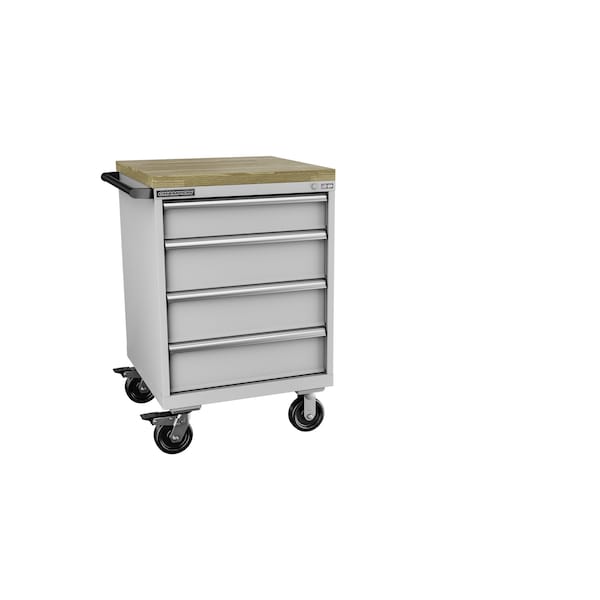 Champion Tool Storage Tool Cabinet, 4 Drawer, Light Gray, 28-1/4 in W x 28-1/2 in D x 43-1/4 in H, S15000401ILMB8BBT-LG S15000401ILMB8BBT-LG - main